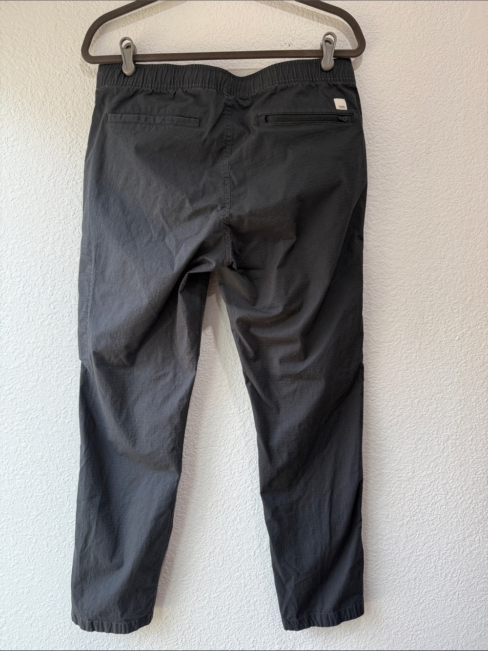 Vuori Ripstop Charcoal Gray Cotton Blend Climber Gorpcore Outdoor Pants Sz L - Picture 4 of 7
